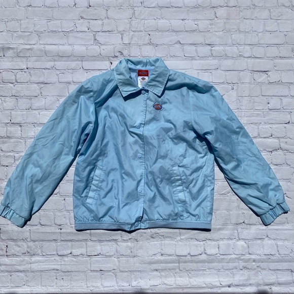 Powder Blue Snap Jacket - Picture 2 of 7